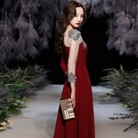 Элитное вечернее платье, юбка, красный костюм