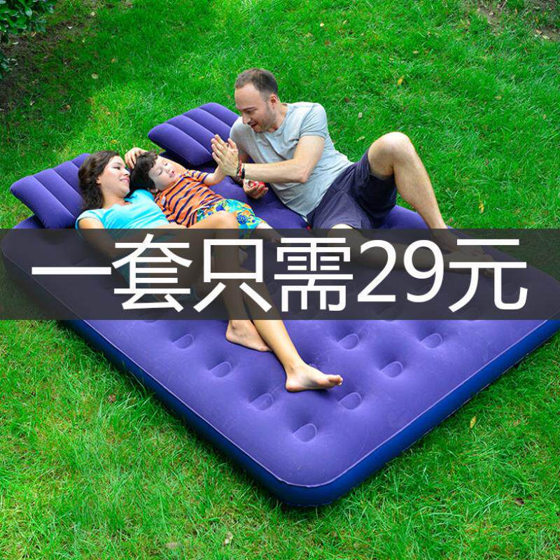 Inflatable bedding Double household single car air cushion bed Folding ground shop Camping travel bed