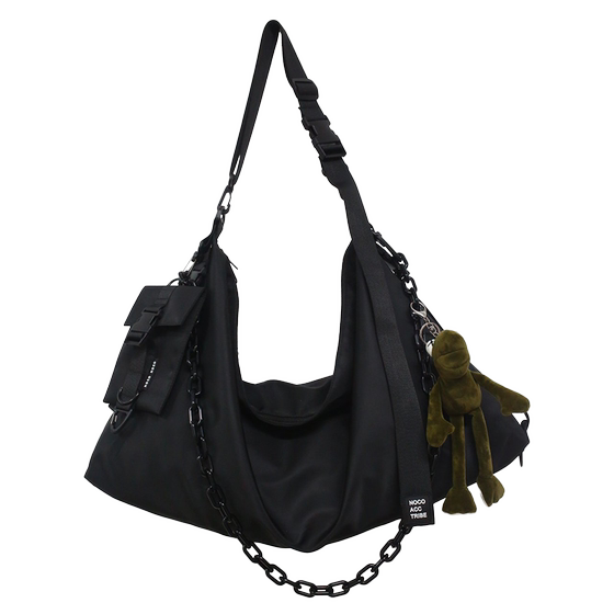 Melody bag Men's large -capacity workplace men's postal offset bag shoulder bag women's leisure bag out of light bag
