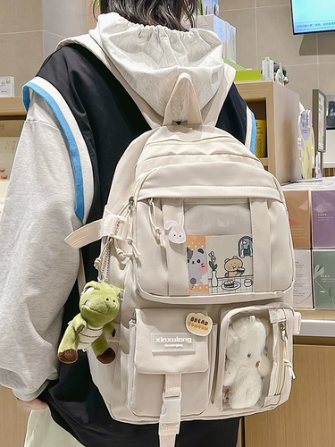 Ранец, рюкзак, вместительная и большая японская сумка через плечо, для средней школы