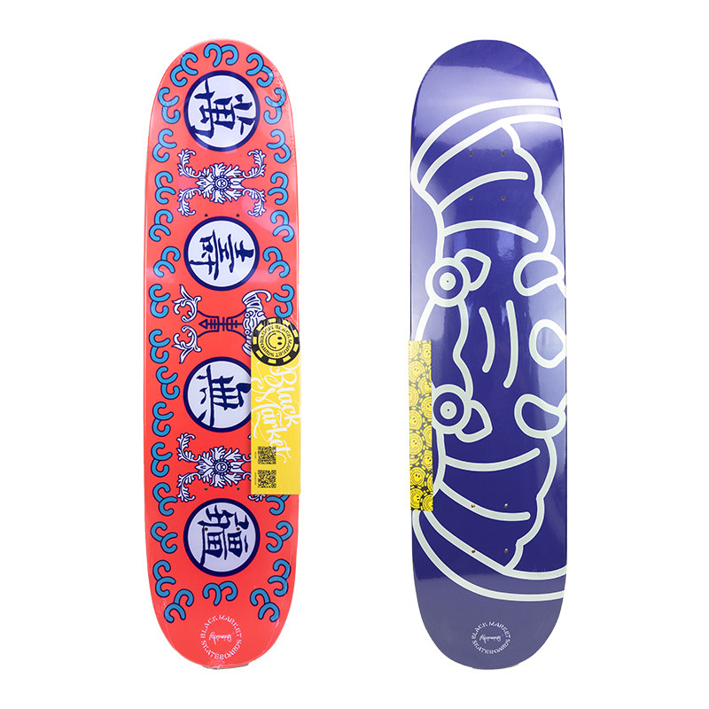 BM X Paperworks Cooperative Skateboard Wan Suo-No Territory Plus Maple Professional Street Style Double Seesaw