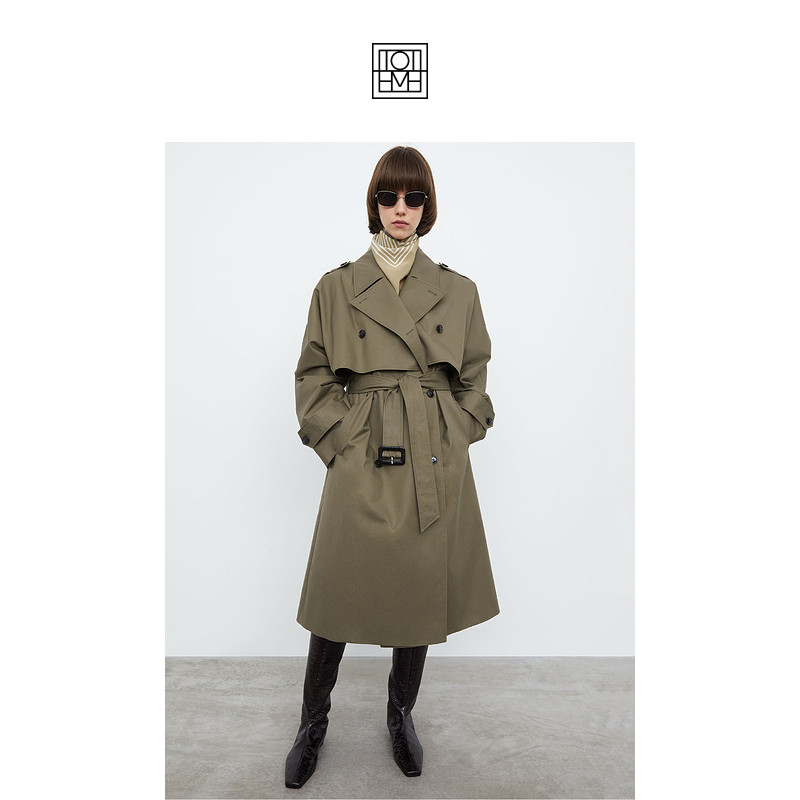 Toteme light straw green cotton sweater