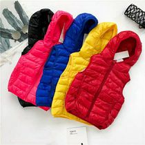 New Spring and Autumn Childrens light and thin hooded cotton vest comfortable male and girl (size is one yard)