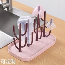 Baby bottle drain storage rack removable cactus convenient drying rack baby bottle drying rack