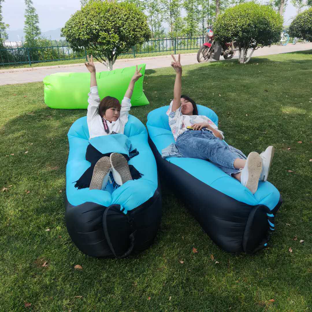 Lazy inflatable bed single music festival portable air mattress mattress camping supplies outdoor inflatable sofa