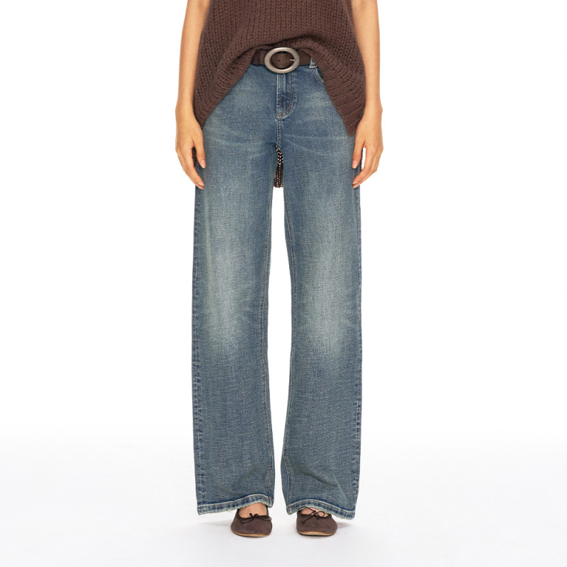 「Lycra Certified」Fax Copy Express* 888-Narrow Wild Textured Straight-Leg Stretch Jeans
