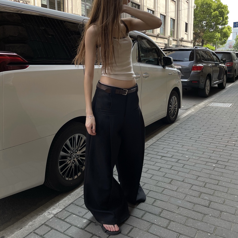 Faxcopyexpress Wide-Leg Dress Pants Hand in Front Pocket Pant 01 Fce Faxcopyexpress Wide-Leg Dress Pants Hand in Front Pocket Pant 01 Fce