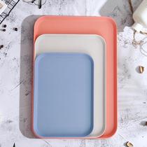 Day Style Plate Creativity Nordic Tray Rectangular Fruit Tray Disc Home Release Tea Cup Mesh Red Plate Combination Suit