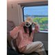 Small people wear winter clothes fashion sports suit women's 2021 plus velvet thick sweater student leisure two-piece set