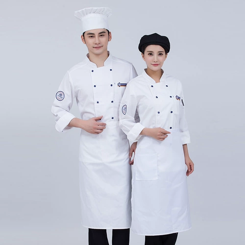 Рабочая одежда шеф -повара, мужская осенняя и зимняя одежда с длинным рукава