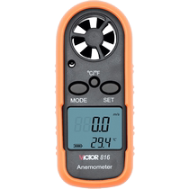Victory VC816B digital anemometer mini anemometer wind temperature and air volume instrument high-precision handheld measuring instrument