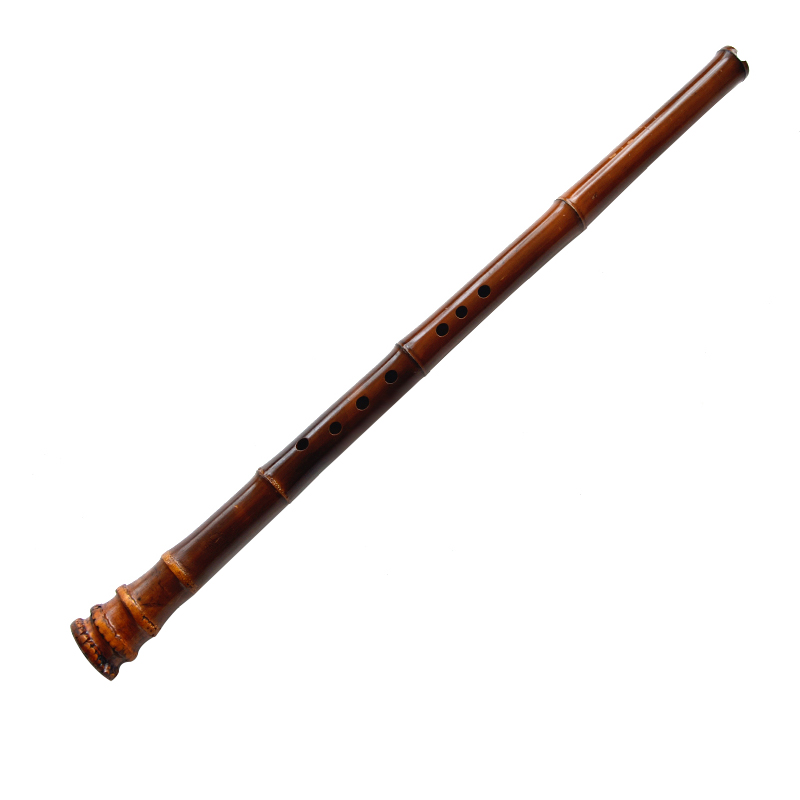 Jade screen xiao flute Nanxiao Dinner flute professional playing with eight holes six holes Shuhou thick sophora made of smoke and smoked bamboo whole section of the opening flute