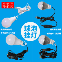 LED light bulb energy-saving lamp lighting home 10W ultra bright ball bubble charging Bab mobile power outdoor camping emergency light