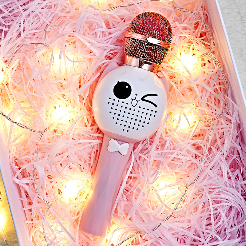 Children Birthday Present Small Mike Toddler Toddler Toddler Karaoke Singing Wireless Machine Sound Integrated Microphone Toy