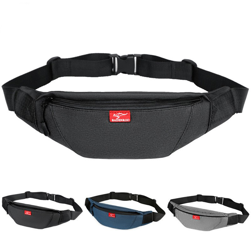 Chest bag Oxford cloth waist bag mobile phone bag chest messenger bag men's and women's multi-function sports running bag outdoor small bag