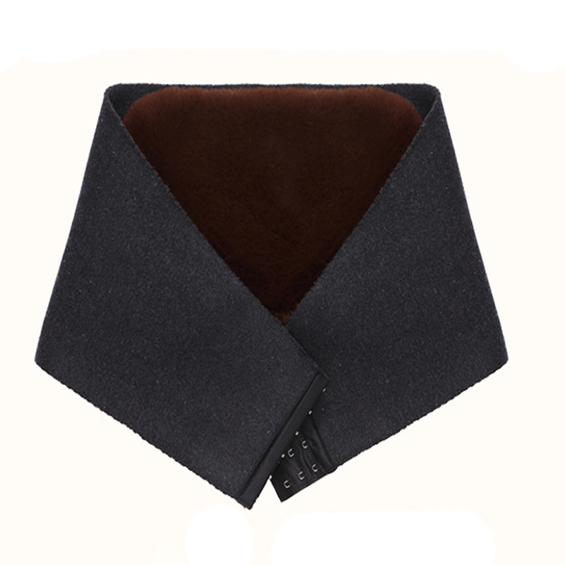 Cashmere warm belt breathable double-layer thickened patch velvet stomach warm palace warm belly abdomen men and women four seasons universal