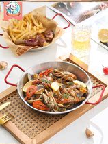 Fried food plate high-end restaurant steak special dinner plate pizza chips fried chicken seafood plate home