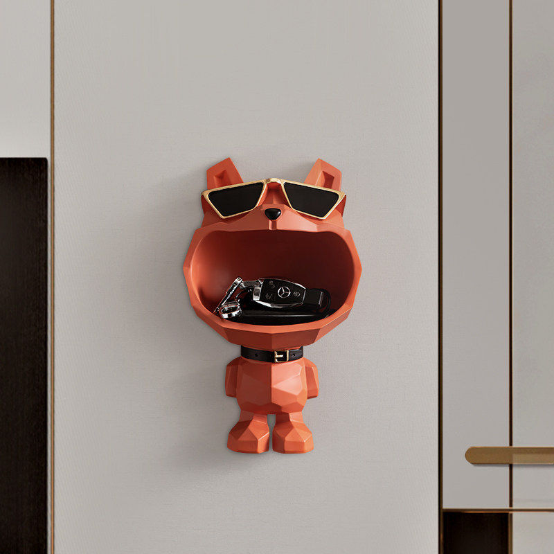 Hook in door Xuanguan doorway hanging and placing key containing swing piece into the wall hanging wall upper shelf decorative wall hanging