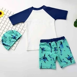 Детский мальчик детские детские плавающие костюмы носить кепки