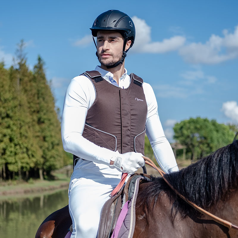 Экипировка для верховой езды EPONA рыцарские доспехи для мужчин и женщин, жилет для защиты от столкновений, жилет для верховой езды, защитная одежда