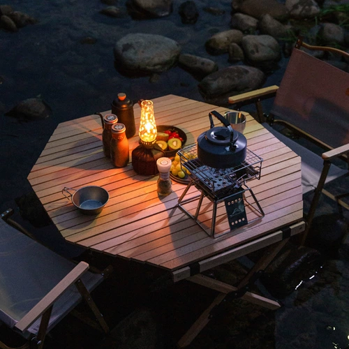 Дорожный складной стол для пикника для кемпинга, сверхлегкое снаряжение