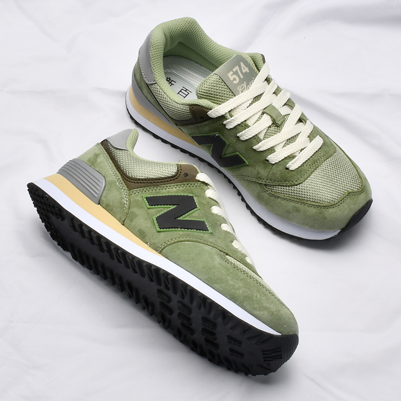 New Balance 574 Men's Shoes, Trendy and Versatile Retro Sneakers, Korean Style Women's Shoes, Lightweight Non-Slip Summer Mesh Running Shoes