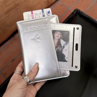 Travel passport holder multifunctional card holder document boarding pass storage bag ticket holder for women