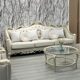 American light luxury solid wood carved sofa, European palace high-end solid wood three-seat sofa, imperial concubine living room combination