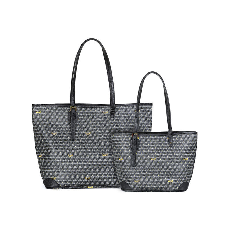 French Cross-Border Flp Commuter Tote Bag 2026 New Model Faure Fish Scale Bag Large Capacity Versatile Handbag Shoulder Bag