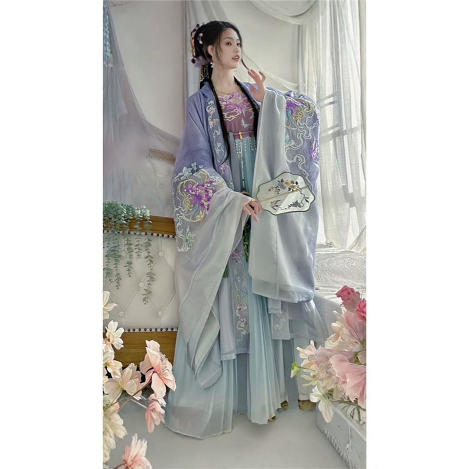 Original Hanfu female Tang style Chinese style thorn