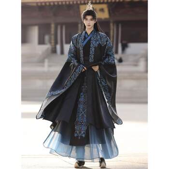 Original wei and jin style men's hanfu 2026