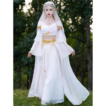 Dunhuang-style hanfu female goddess from the western regions