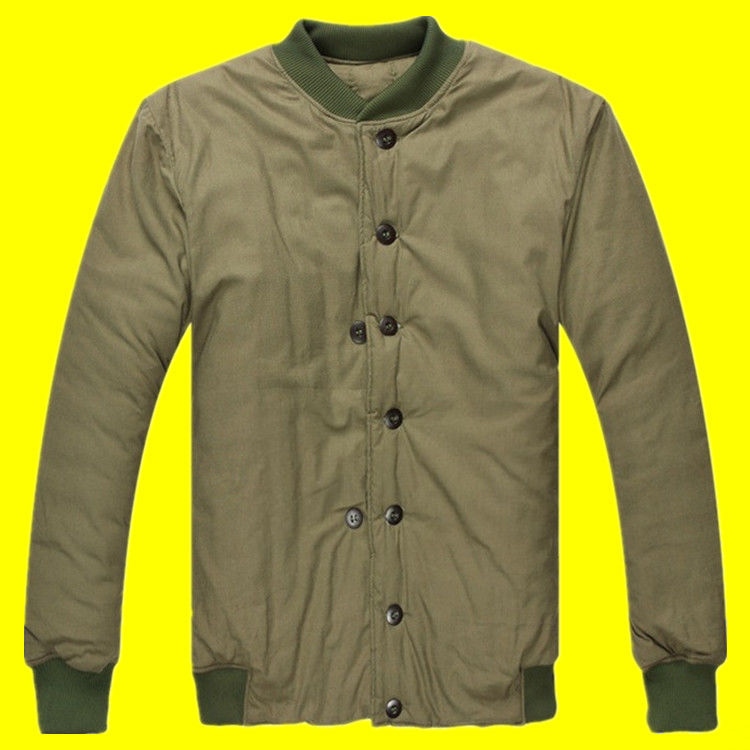 87-style military green cotton-padded jacket labor protection cotton-padded winter thick pure cotton warm cold storage site cold-proof work clothes cotton-padded jacket
