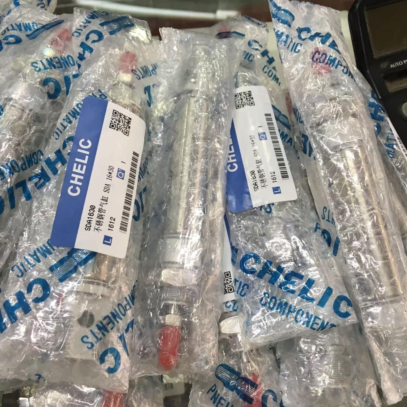 CHELIC Gas Upright stainless steel tube cylinder SDA16 * 50 (ordering) fake one penalty ten