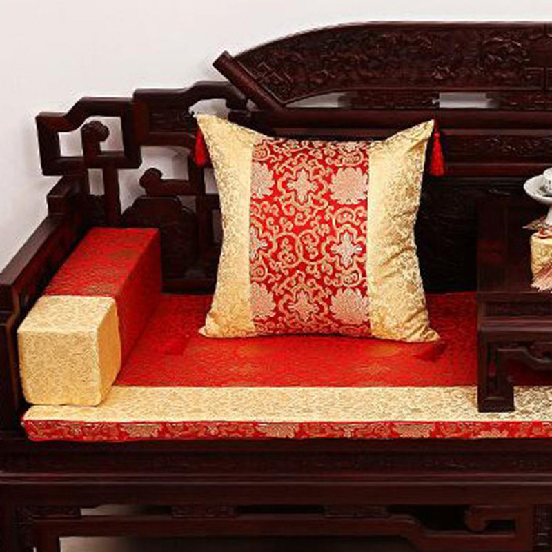 Mahogany sofa cushion modern Chinese Arhat mattress chair cushion custom home non-slip solid wood sofa cushion