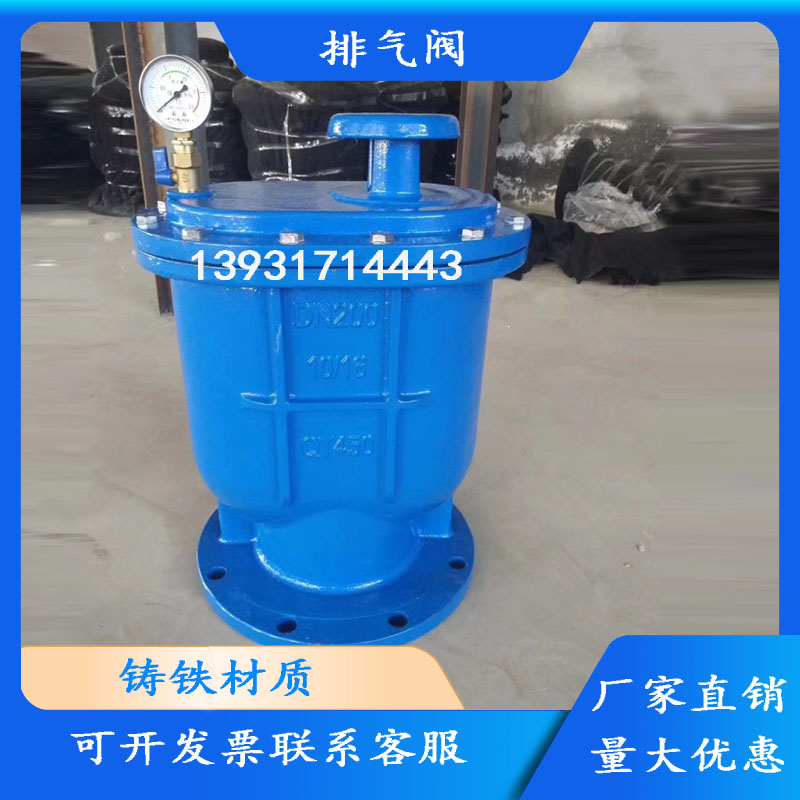 CARX composite type incoming and exhaust valve flange bleed valve tap water pipe negative pressure suction valve automatic vent valve