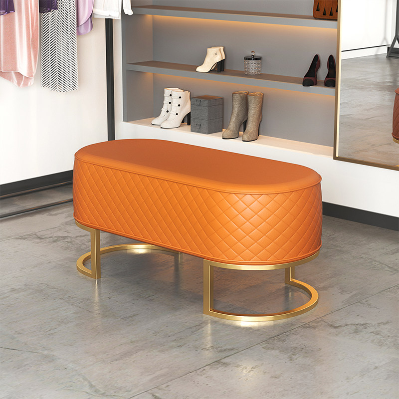 Home shoe changing stool door simple living room sofa stool Nordic modern light luxury net red creative bedroom bed end stool