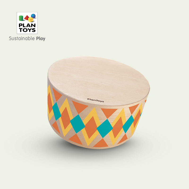 プラントイズ 子供用ドラム アフリカンハンドドラム スネアドラム 音楽啓蒙打楽器 6423 教育玩具 ギフト