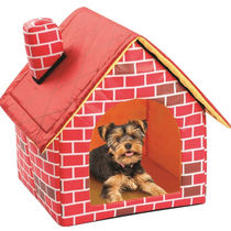 Pet Supplies Universal Pet Nest Small Dog Supplies Chimney Kennel Kennel Dog Cage Tent Indoor Cat Shelter