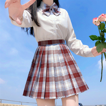 Terrier Bean Story JK uniform skirt genuine one full set 2021 new goldfish hime school for plaid skirt student class uniform