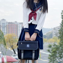 Japan school uniform set high school student blue sailor suit original kindergarten jk uniform genuine rabbit sewing basic model