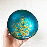 Вьетнамская кокосовая чаша вьетнамская оболочка кокосовая посуда Миска Домашняя чаша Миска конфела дыня пластина кокосовая миска кокосовой