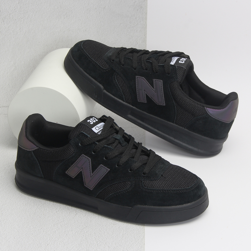 New Balance Men's Shoes 303 Sneakers Men's Model 2026 New Nb Women's Shoes All Black Mesh Breathable Versatile Casual Shoes Men