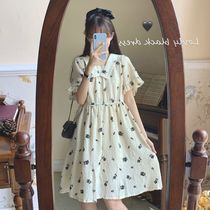 2021 summer new fairy Super fairy can salt sweet French first love skirt size sweet hipster