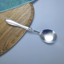 Classical Roman cylindrical handle exported to Italy 18 10 stainless steel rice spoon household large rice spoon
