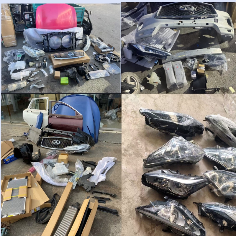 Suitable for Infiniti G25 G37 Fx35 Qx70 Q50L Qx50 Disassembled Car Headlights, Front Bumper, Fender, Hood, Grille