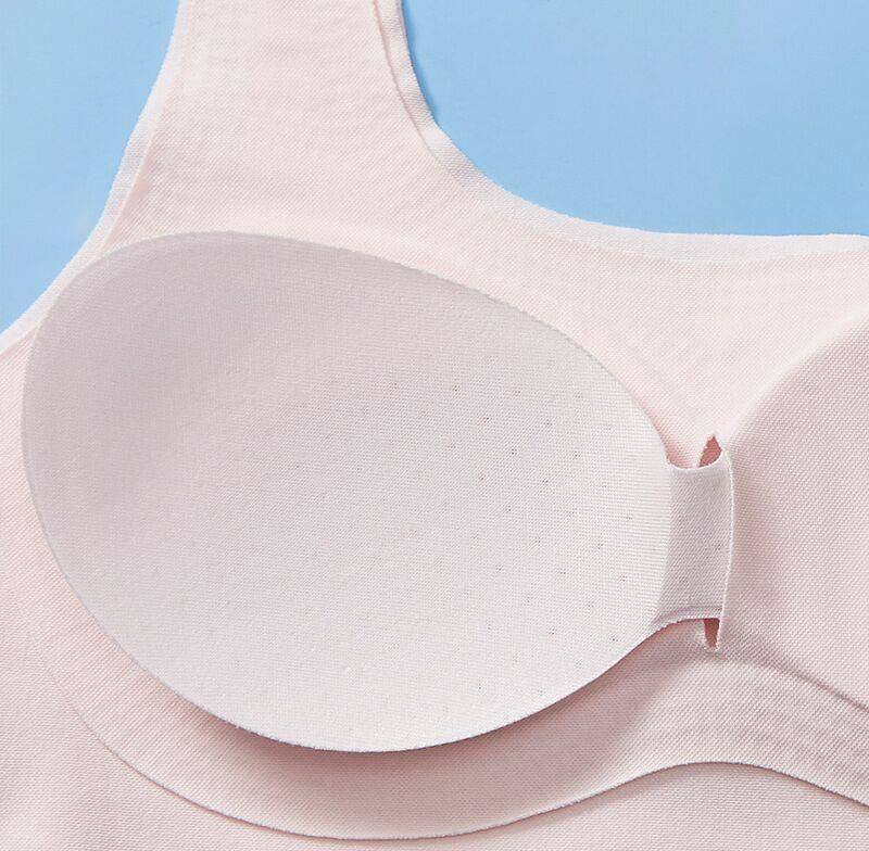 Girls Bra Vest Female Students Junior High School Students High School Girls Youth Underwear Small Chest Flat Chest aa Cup