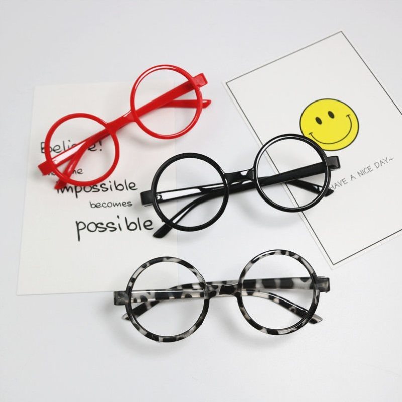 Girl Eyes Frames children 0-5 years old Korean version Children's glasses frame no lenses cute kid glasses round frame