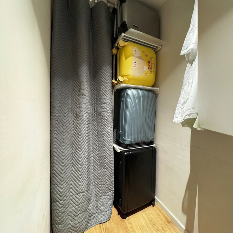 [Special Storage Rack for Suitcases] Household Suitcase Stacking Rack, No Drilling Required, Bedroom Suitcase Storage Shelf