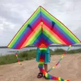 Разноцветный радужный воздушный змей, делается под заказ